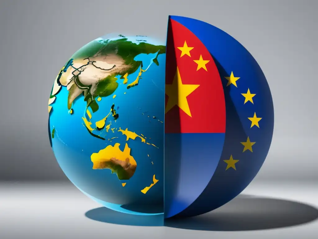 Adaptación cultural y legal en Asia y Oceanía Impacto RGPD en Asia y Oceanía: mapa dividido con elementos culturales y de protección de datos