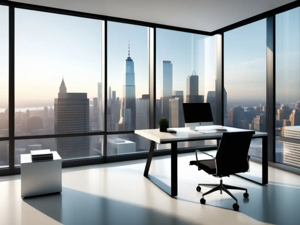 Oficina moderna con vista a la ciudad Oficina moderna con vista a la ciudad: Deberes información transparencia empresa