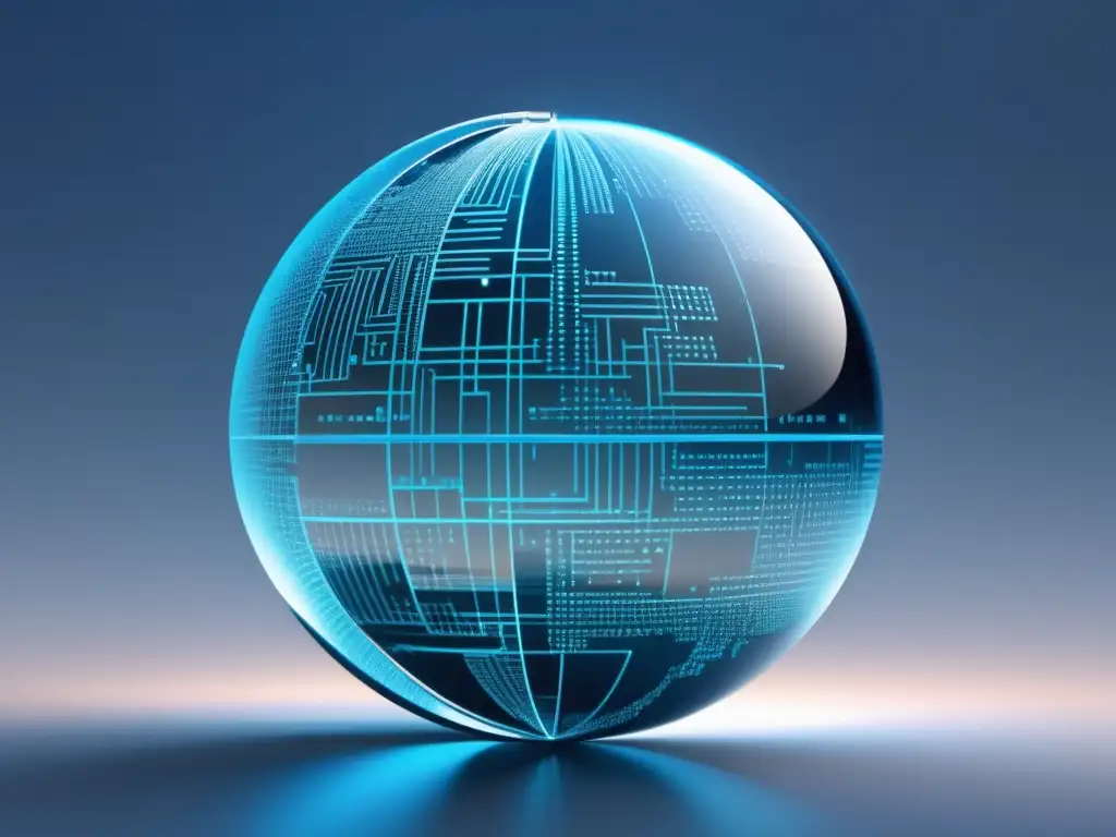 Mundo digital interconectado Análisis leyes privacidad mundo digital: representación sofisticada y moderna de la interconexión global en la protección de datos y privacidad