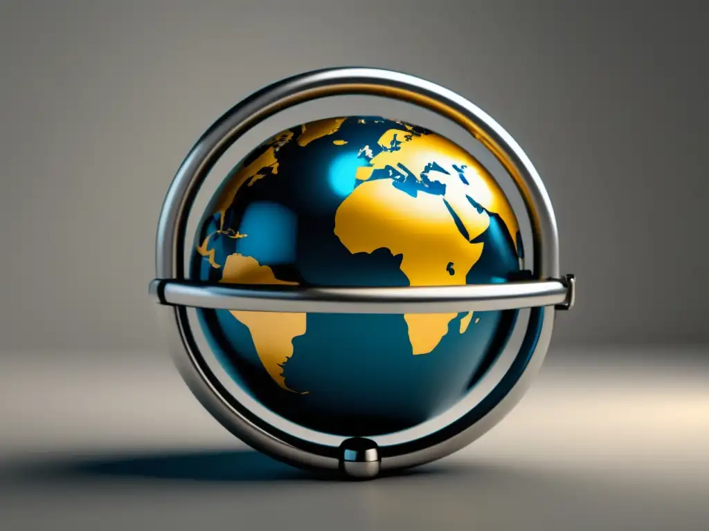 Protección de datos a nivel global Impacto de Protección Datos en Latinoamérica: Globo con candado digital protegiendo información
